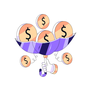 Financial Security, Financial Protection, Money Security, Money Protection, Financial Assurance icon