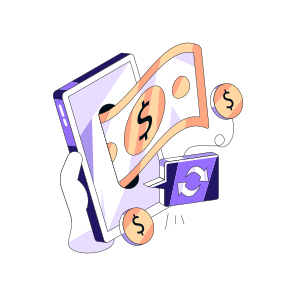 Mobile Money Transfer, Money Exchange, Forex, Online Money Transfer, Foreign Exchange icon