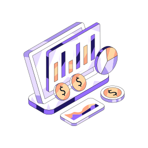 Online Chart, Online Graph, Online Data Analytics, Infographic, Statistics, icon