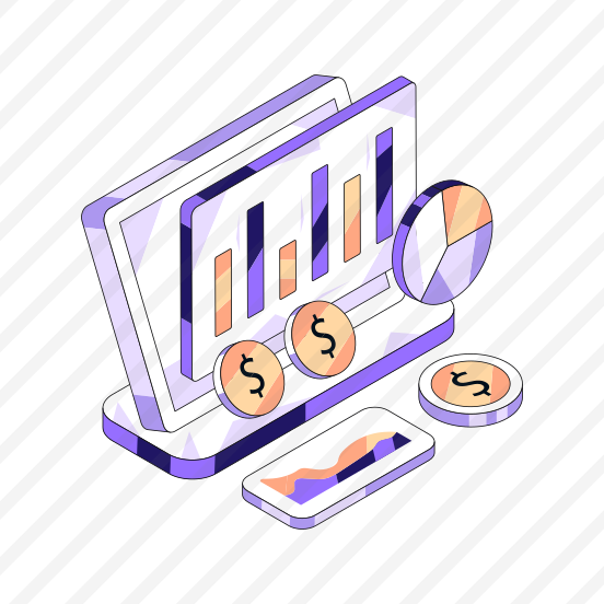 Online Chart, Online Graph, Online Data Analytics, Infographic, Statistics, preview