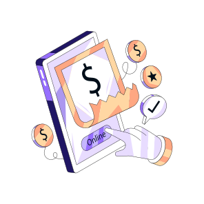 Online Money, Online Cash, Online Investment, Online Payment, Instant Payment icon