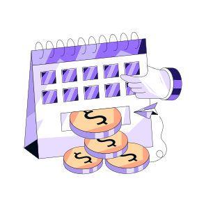 Payday, Payment Day, Payment Calendar, Payment Schedule, Payment Timetable icon