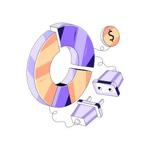 Pie Chart, Market Share, Data Analytics, Infographic, Statistics, icon