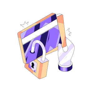 Secure Atm Card, Secure Credit Card, Locked Atm Card, Payment Security, Commerce icon