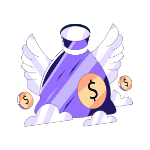 Wasting Money, Spending Money, Flying Money, Flying Dollar, Financial Freedom icon
