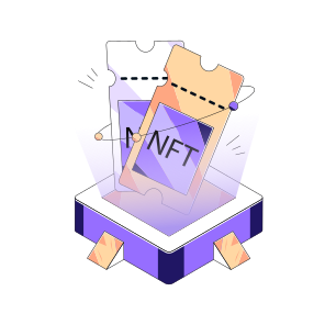 Nft Tickets, Raffle, Voucher, Permit Pass, Non Fungible Token, icon