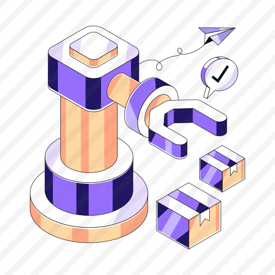 Robotic Arm, Industry Automation, Mechanical Robot, Ai, Artificial Intelligence, preview