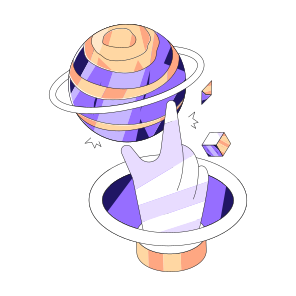 Virtual Universe, Simulated Environment, Digital Planet, Digital Earth, Virtual World, icon