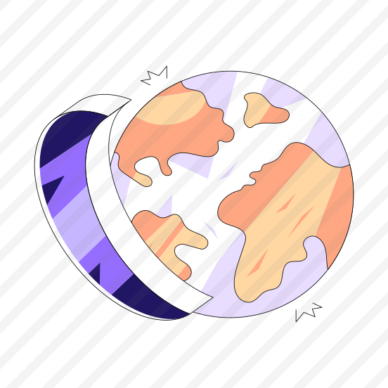 Earth And Moon, Solar System, Planets, Astrology, Astronomy preview
