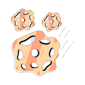 Meteorite, Asteroid, Fireballs, Comet, Bolide,,icons icon