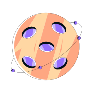 Moon, Solar System, Planet, Astrology, Astronomy icon