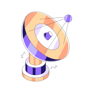 Satellite Dish, Parabolic Antenna, Space Antenna, Communication Dish, Radar Dish icon