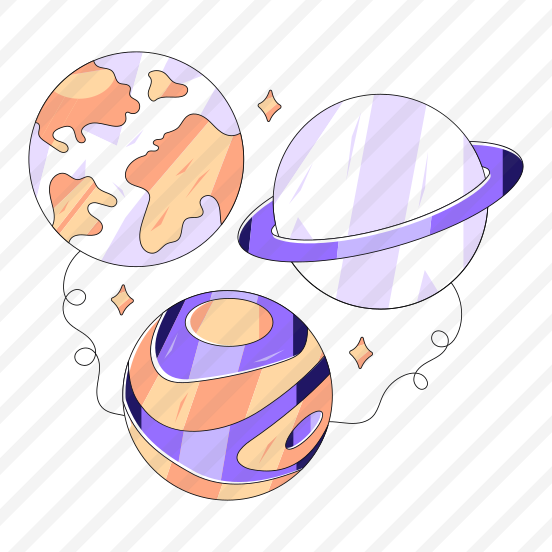 Solar System, Planetary System, Astrology, Astronomy, Astrophysics,icons preview