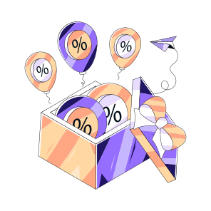Balloons Gift Box, Carton, Wrapped Package, Present, Surprise, icon