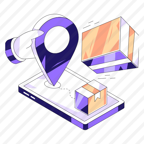 Mobile Parcel Location, Mobile Package, Online Package, Mobile Delivery, Phone Parcel Tracking preview