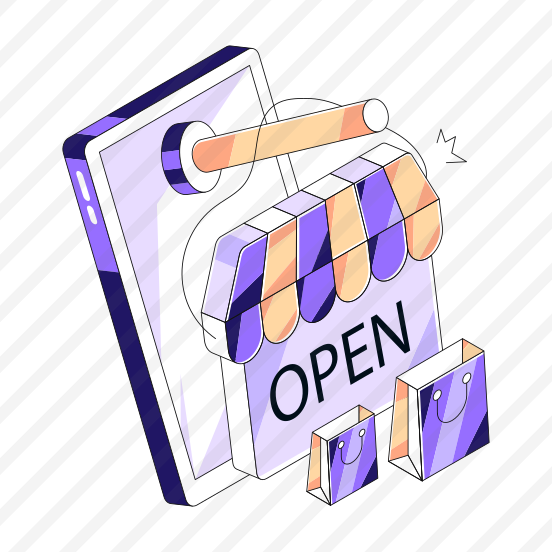 Mobile Shop Open, Mobile Store, Online Shop, Online Store, Ecommerce preview