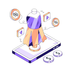 Mobile Shopping, Eshopping, Ecommerce, Shopping App, Buy Dress Online icon