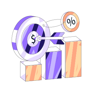 Sales Target, Goal, Aim, Objective, Purpose icon