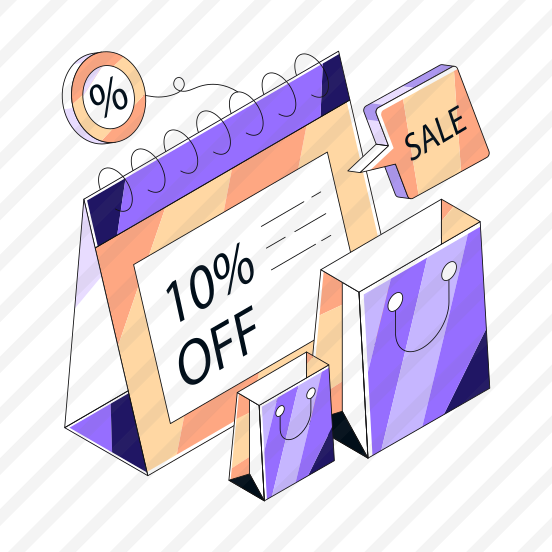Shopping Discount, Shopping Sale, Discount Schedule, Commerce, Discount Offer, preview