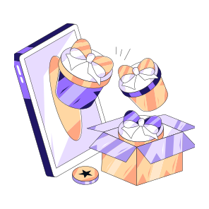 Shopping Gift, Carton, Wrapped Package, Present, Surprise, icon