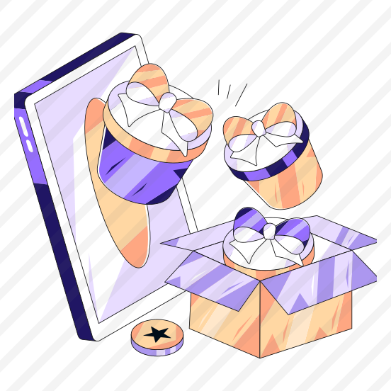 Shopping Gift, Carton, Wrapped Package, Present, Surprise, preview