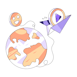 Global Video, Global Media, Send Video, Worldwide Media, Multimedia icon