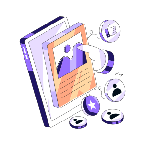 Mobile Content, Online Content, Post Content, Social Media Content, Content Publish icon