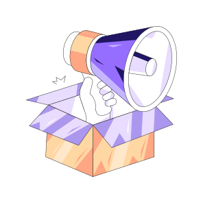 Product Marketing, Announcement Box, Campaign, Marketing Parcel, Marketing Package icon