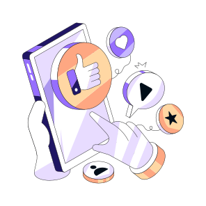 Social Media Feedback, Customer Response, Customer Reaction, Positive Feedback, Mobile Feedback icon