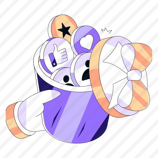 Social Media Surprise, Gift, Present, Surprise Box, Social Feedback preview