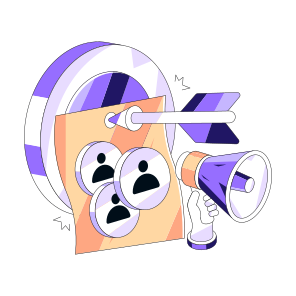 Target Audience, Target Employees, Headhunting, Target Users, Target Group icon