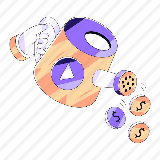 Watering Money, Money Growth, Money Nourishment, Financial Growth, Dollar Growth preview