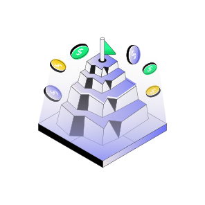 Mission Accomplished, Mission Achieved, Mission Successful, Flagged Mountain, Victory, icon