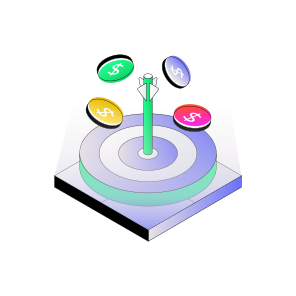 Money Target, Dollar Target, Financial Target, Money Goal, Cash Target icon