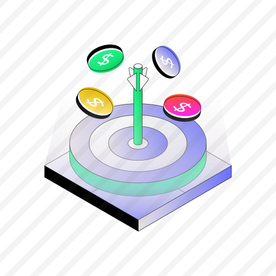 Money Target, Dollar Target, Financial Target, Money Goal, Cash Target preview