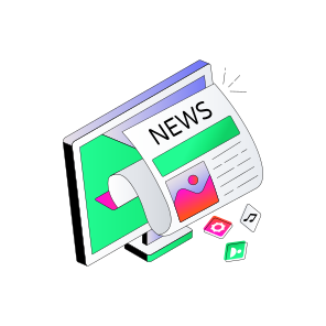Online News, Online Newspaper, Newsletter, Print Media, Mass Media icon