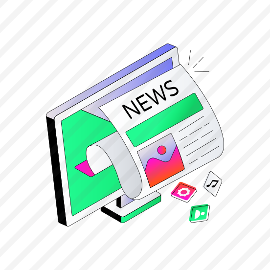 Online News, Online Newspaper, Newsletter, Print Media, Mass Media preview