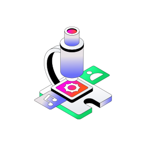 Research Social Media, Social Network, Social Platform, Microscope, Research Tool, icon