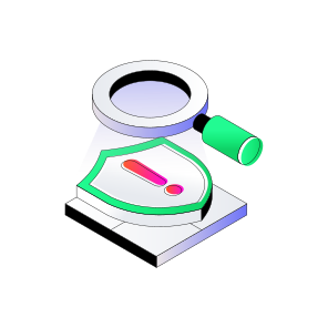 Search Security Error, Security Alert, Security Warning, Caution, Exclamation icon