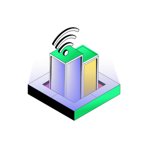 Smart Building, Smart Architecture, Iot, Internet Of Things, Smart City icon