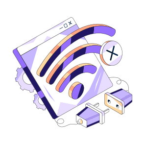 No Wifi, No Internet, No Wireless Network, Wifi Error, Wifi Problem icon