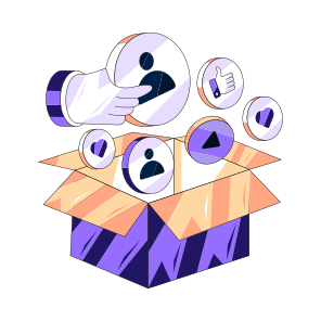 Social Media Content, Feedback, Social Media Reaction, Response, Social Media User, icon