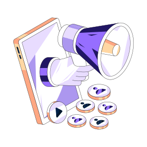 Social Media Promotion, Social Media Announcement, Campaign, Publicity, Social Media Marketing icon