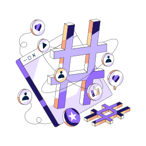 Social Media Technology, Social Media Hashtag, Social Hash, Octothorpe, Hashtag icon