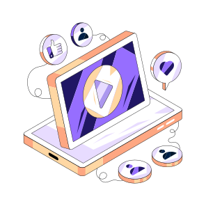 Social Network, Social Platform, Social Community, Online Video, Multimedia icon