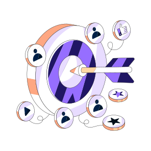 Target Audience, Targeting People, Headhunting, Target Users, Target Group icon