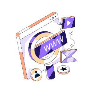 Www, Worldwide Web, Browser, Network, Research icon