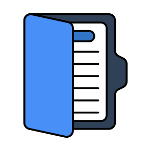 Icon, File Case, Document Case, Doc Case, File Case, Paper Case icon