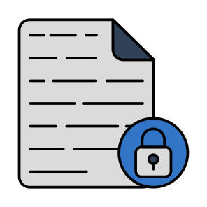 Locked File, Secure Document, File Security, File Protection, File Safety icon