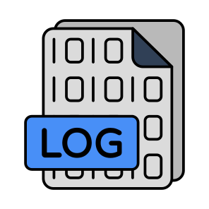 Log File, File Format, Filetype, File Extension, Document icon